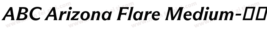 ABC Arizona Flare Medium字体转换